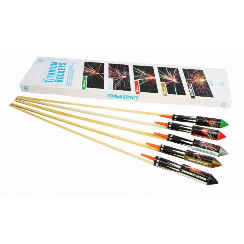 Jetzt Titanium Rockets 10-teiliges-Raketen-Sortiment ab 20.99€ bestellen