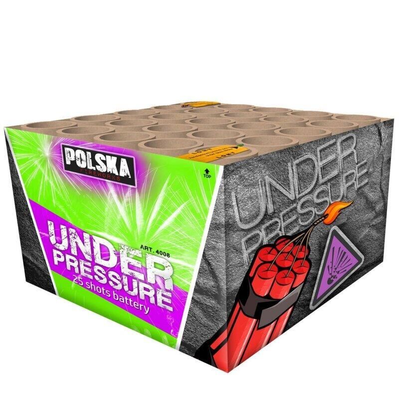 Jetzt Under Pressure 25-Schuss-Feuerwerk-Batterie 8er Pack (Stahlkäfig) ab 229.99€ bestellen