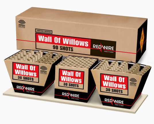 Jetzt Wall of Willows 90-Schuss-Feuerwerkverbund (Stahlkäfig) ab 129.99€ bestellen