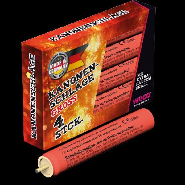Jetzt WECO Kanonenschlag, groß, 4er Schachtel ab 3.39€ bestellen