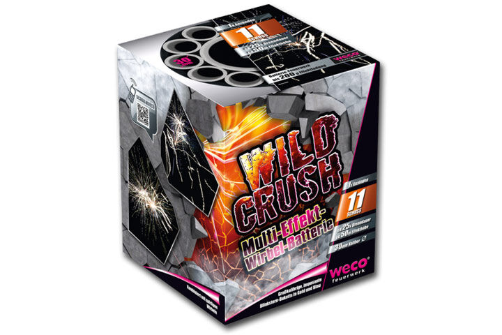 Jetzt Wild Crush 11-Schuss-Feuerwerk-Batterie ab 19.99€ bestellen