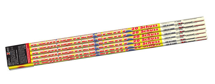 Jetzt Xplode Römische Lichter 20-Schuss-Leuchtfeuerwerk 10-teilig ab 3.99€ bestellen