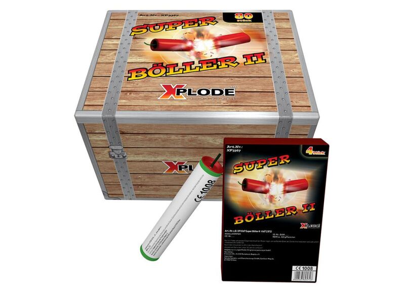 Jetzt Xplode Super Böller II 80 Stück ab 13.59€ bestellen