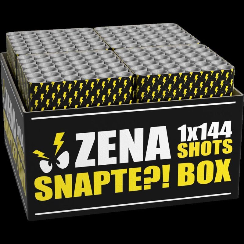 Jetzt Zena Snapte?! Box 144-Schuss-Feuerwerkverbund (Stahlkäfig) ab 114.99€ bestellen