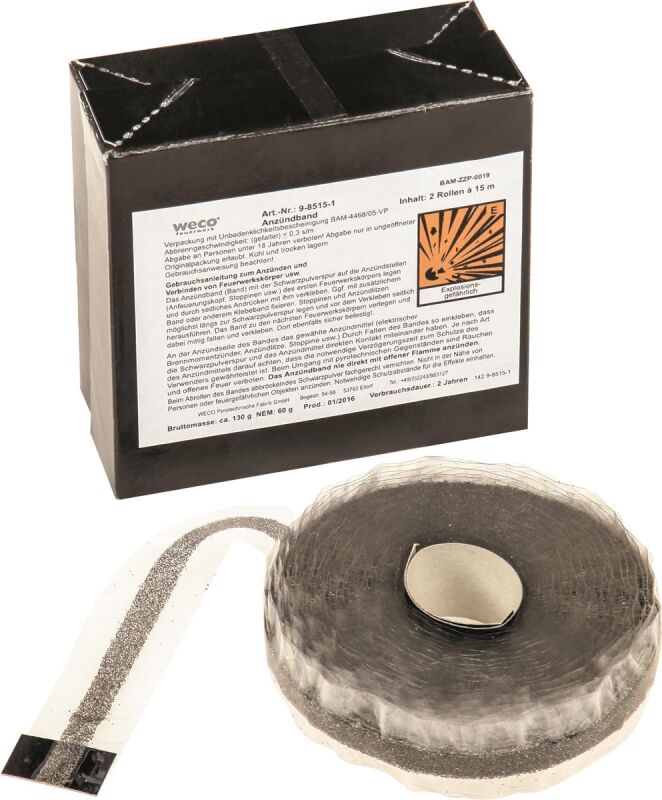 Jetzt Zündband, Rolle à 15 m, 2er Pack ab 23.99€ bestellen