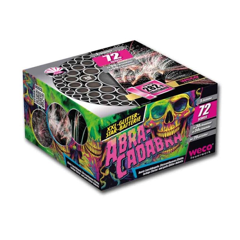 Jetzt Abracadabra 72-Schuss-Feuerwerk-Batterie ab 24.64€ bestellen