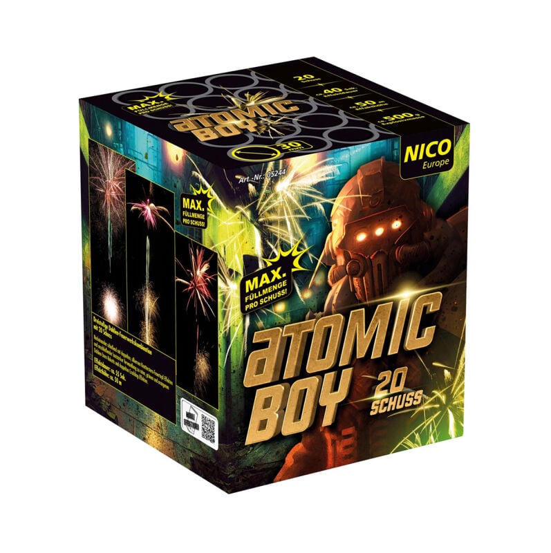 Jetzt Atomic Boy 20-Schuss-Feuerwerk-Batterie ab 34.9€ bestellen