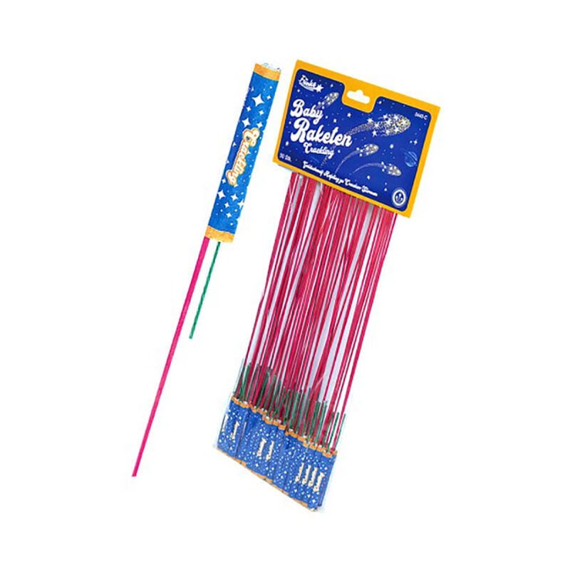 Jetzt Baby-Raketen Crackling 50er Pack ab 5.5€ bestellen