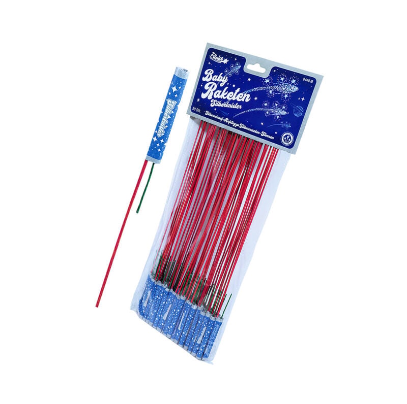 Jetzt Baby-Raketen Silberknister 50er Set ab 5.5€ bestellen