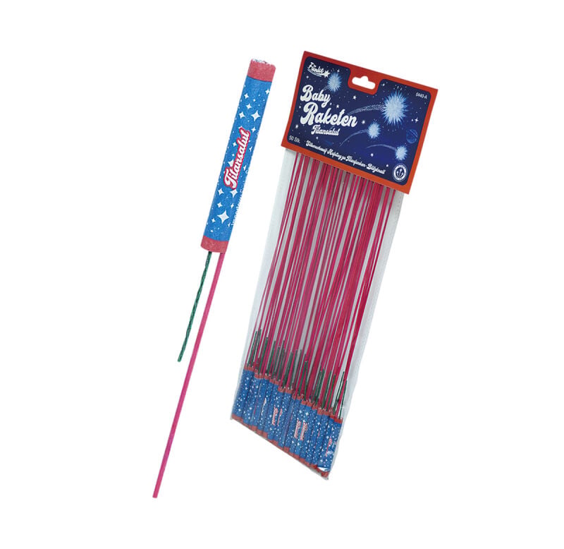 Jetzt Baby Raketen Titansalut 50er Pack ab 8.49€ bestellen