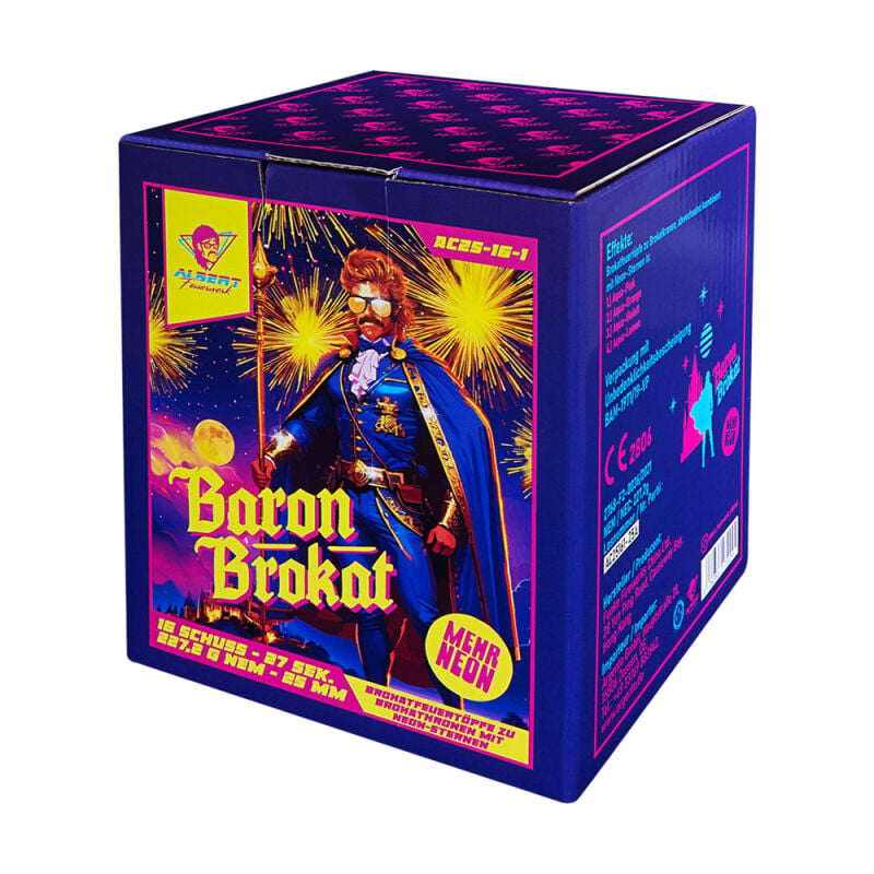 Jetzt Baron Brokat 16-Schuss-Feuerwerk-Batterie ab 10.5€ bestellen