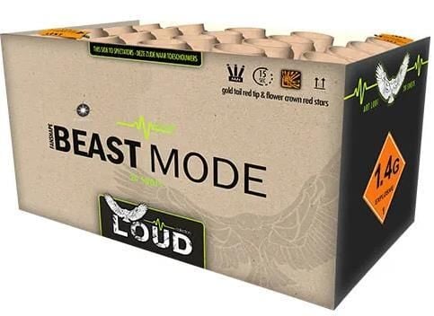 Jetzt Beast Mode 20-Schuss-Feuerwerk-Batterie ab 29.99€ bestellen
