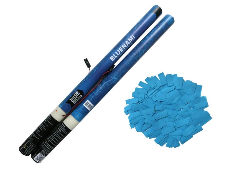 Jetzt Bluenami 80cm elektrisch Papierflitter blau ab 7.64€ bestellen