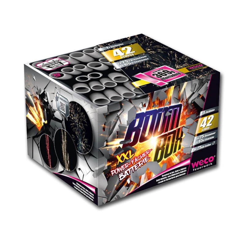 Jetzt Boombox 42-Schuss-Feuerwerk-Batterie ab 39.99€ bestellen
