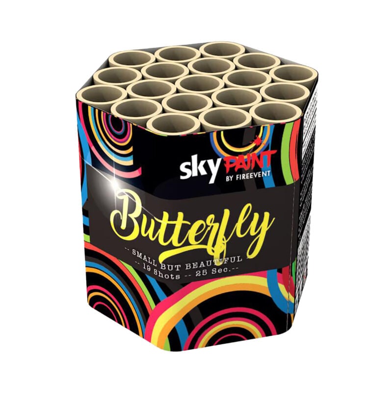 Jetzt Butterfly 19-Schuss-Feuerwerk-Batterie ab 8.49€ bestellen
