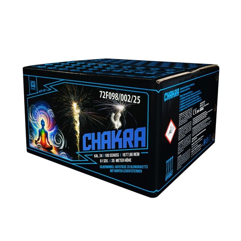 Jetzt Chakra 100-Schuss-Feuerwerk-Verbund ab 79€ bestellen