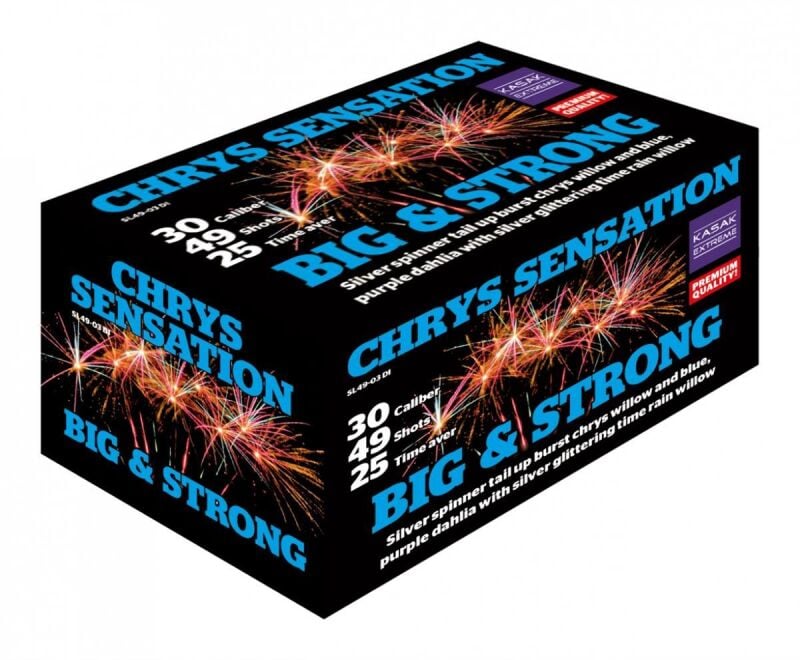 Jetzt Chrys Sensation 49-Schuss-Feuerwerkverbund ab 104.99€ bestellen