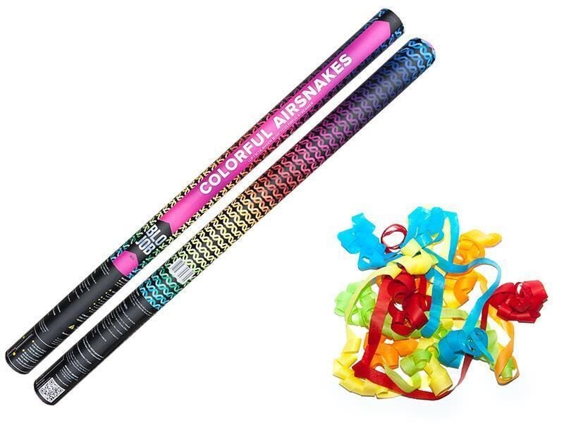 Jetzt Colorful Airsnakes 80cm elektrisch Papierstreamer bunt ab 7.64€ bestellen