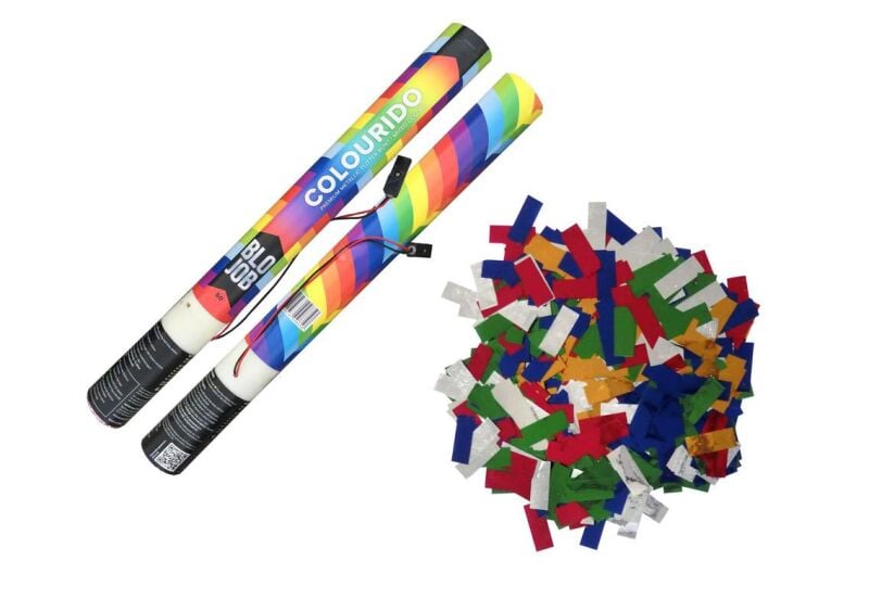 Jetzt Colourido 50cm elektrisch Metallicflitter bunt ab 6.79€ bestellen