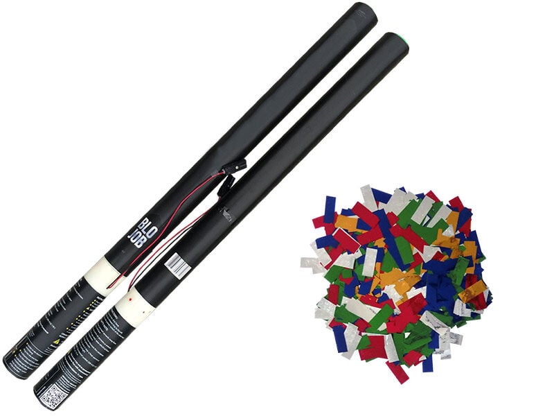 Jetzt Colourido 80cm elektrisch (Black Label) Metallicflitter bunt ab 7.64€ bestellen