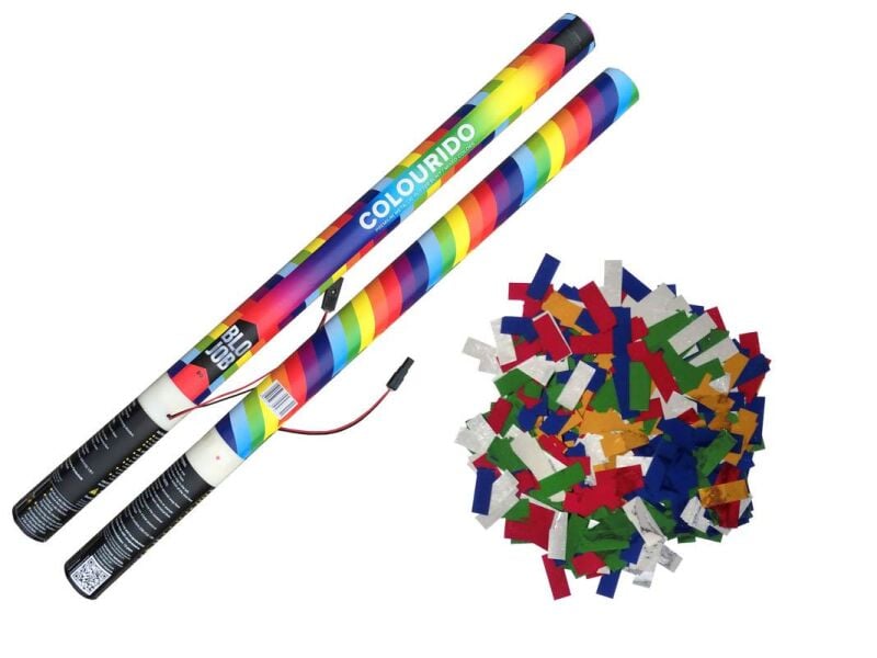 Jetzt Colourido 80cm elektrisch Metallicflitter bunt ab 7.64€ bestellen