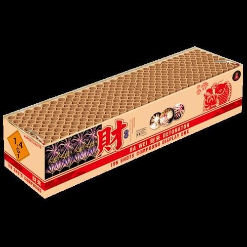 Jetzt Da Wei Detonator 196-Schuss-Feuerwerkverbund ab 124.99€ bestellen
