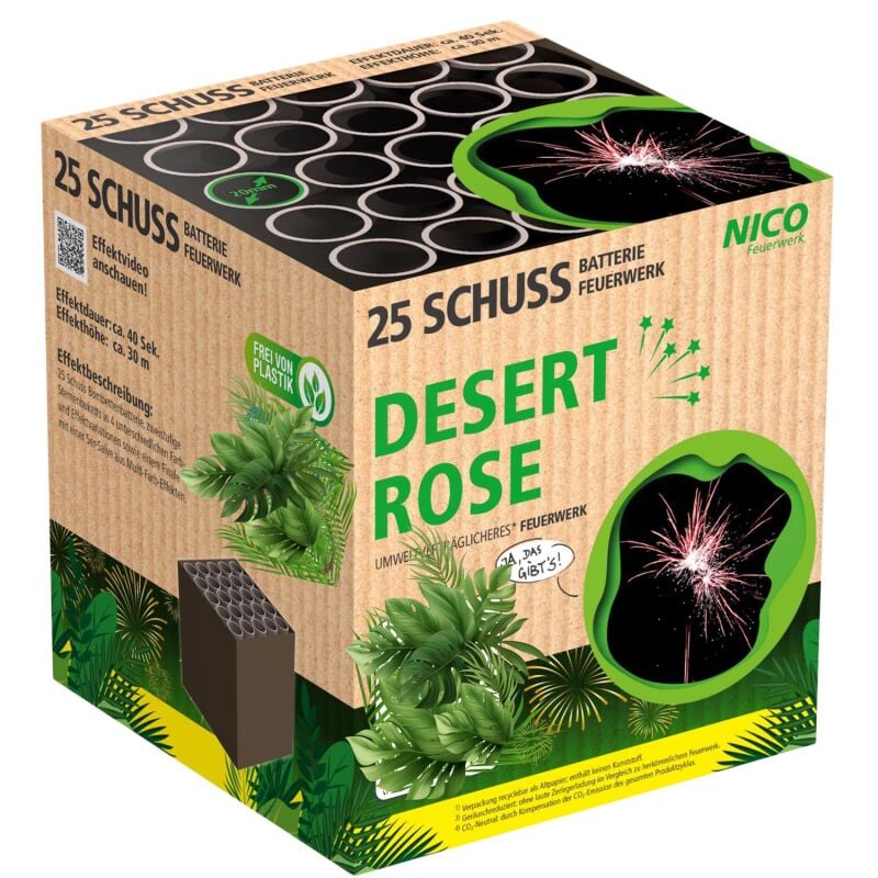 Jetzt Desert Rose 25-Schuss-Feuerwerk-Batterie ab 15.73€ bestellen
