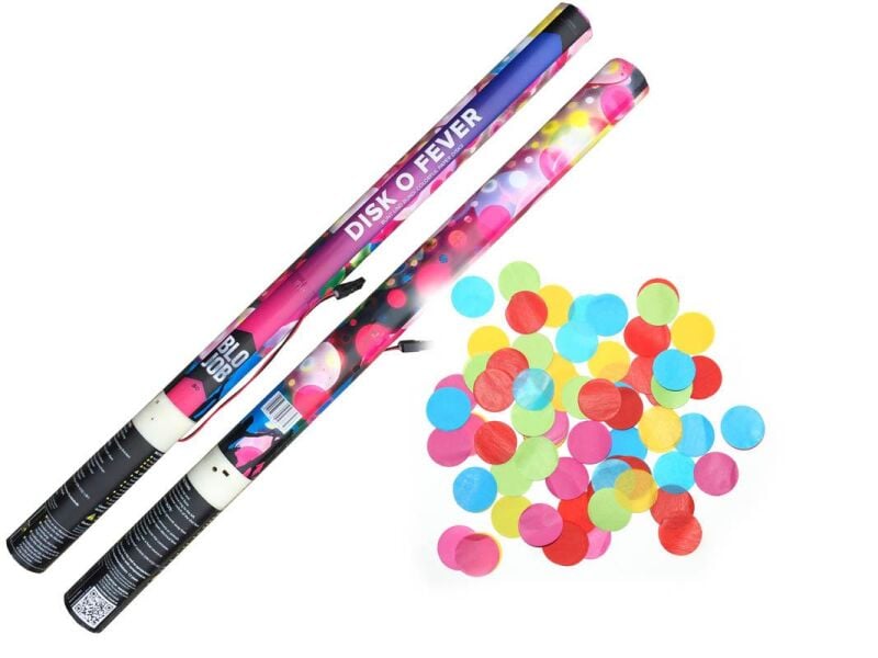Jetzt Disk o Fever 80cm elektrisch Papierflitter rund und bunt ab 7.64€ bestellen