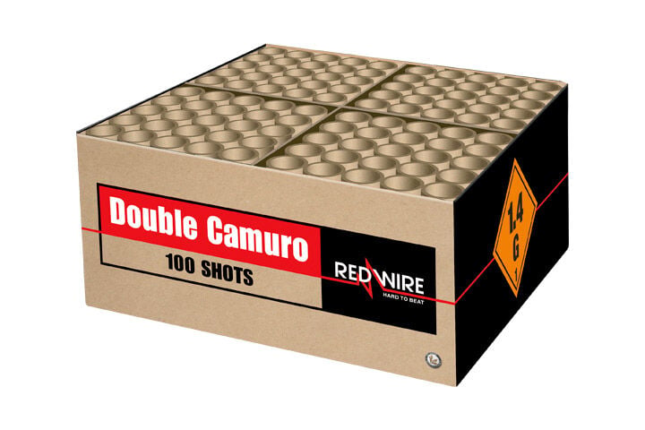 Jetzt Double Camuro 100-Schuss-Blitzknall-Feuerwerkverbund (Stahlkäfig) ab 154.99€ bestellen