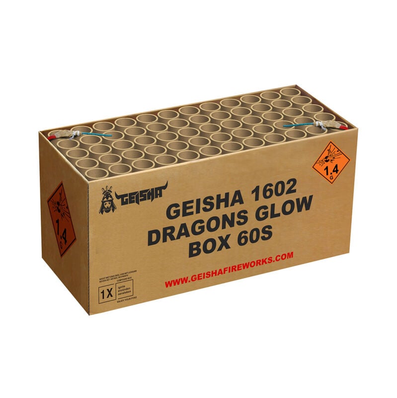 Jetzt Dragons Glow 60-Schuss-Feuerwerksverbund ab 67.99€ bestellen