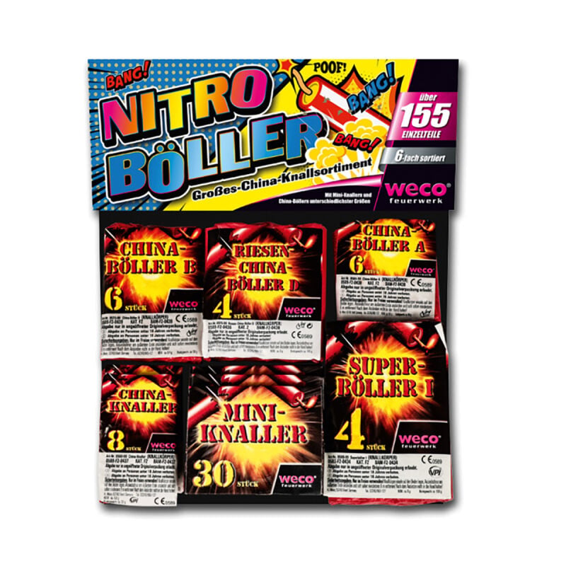 Jetzt Dynamite Bag / Nitro Böller China-Knall-Sortiment ab 4.99€ bestellen
