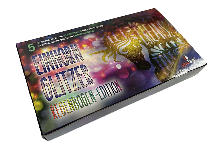 Jetzt Einhornglitzer Regenbogen-Edition ab 4.68€ bestellen