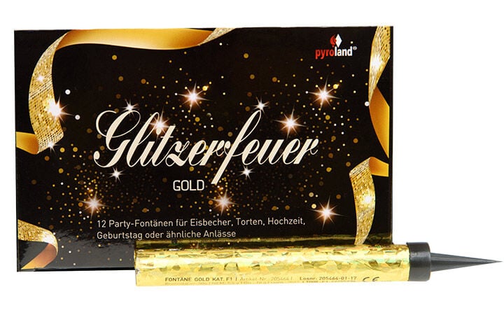 Jetzt Eisfontäne-Glitzerfeuer Gold, 50s ab 6.99€ bestellen
