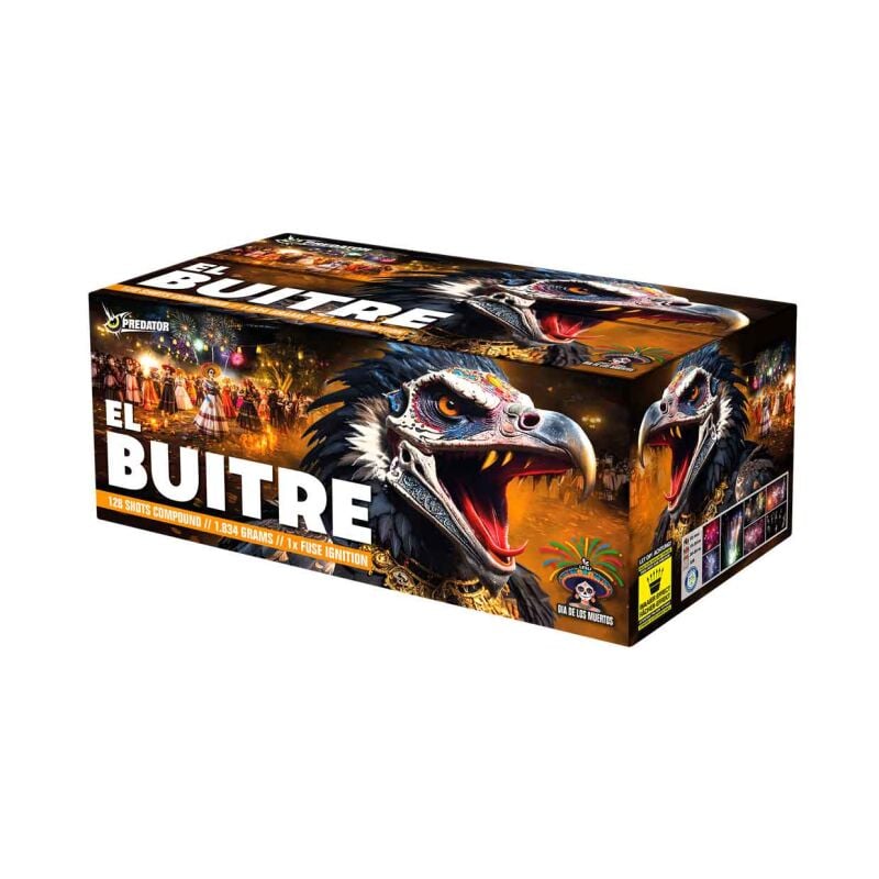 Jetzt El Buitre 128-Schuss-Feuerwerk-Verbund ab 93.49€ bestellen