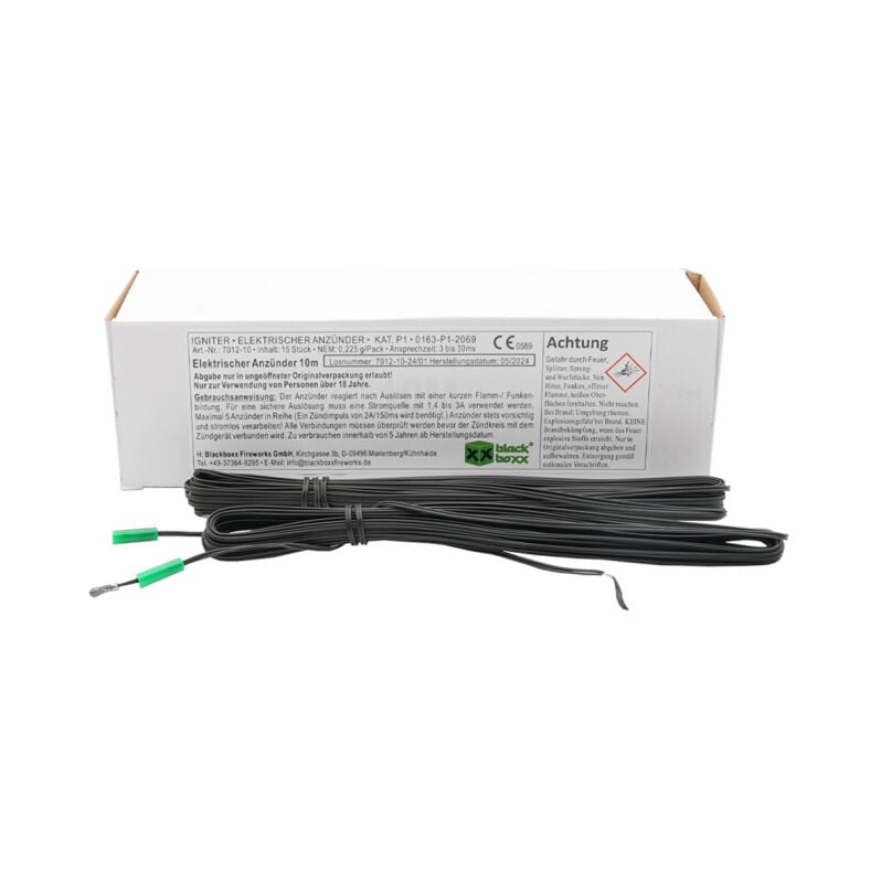 Jetzt Elektrische Anzünder 10 m (15er Pack) ab 82.99€ bestellen