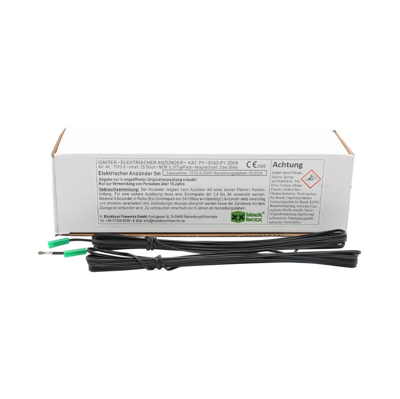 Jetzt Elektrische Anzünder 5m (25er Pack) ab 83.99€ bestellen