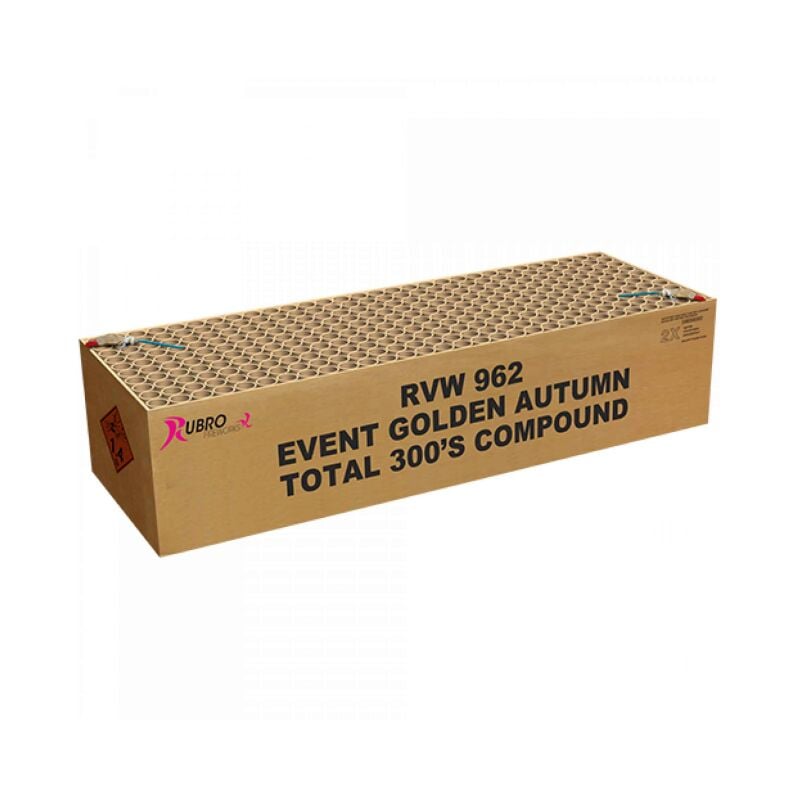Jetzt Event Golden Autumn 300-Schuss-Feuerwerkverbund (Triple Compound) ab 297.49€ bestellen