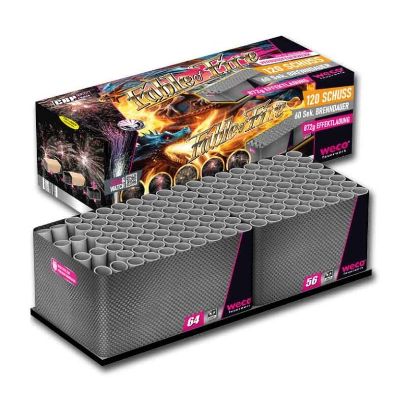 Jetzt Fable of Fire 120-Schuss-Feuerwerkverbund ab 73.09€ bestellen