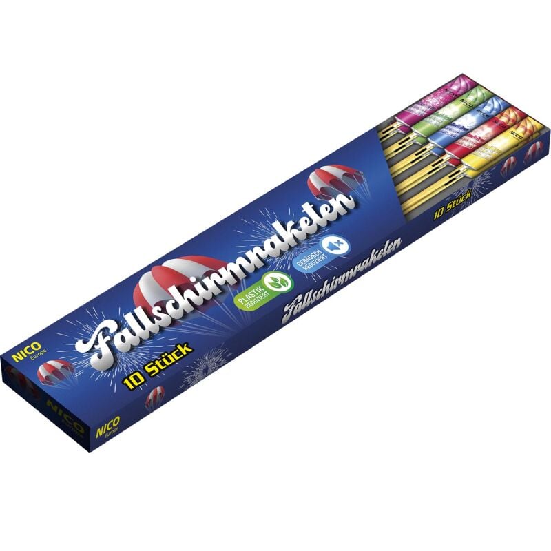 Jetzt Fallschirm-Rakete, 10er-Schtl. ab 22.99€ bestellen