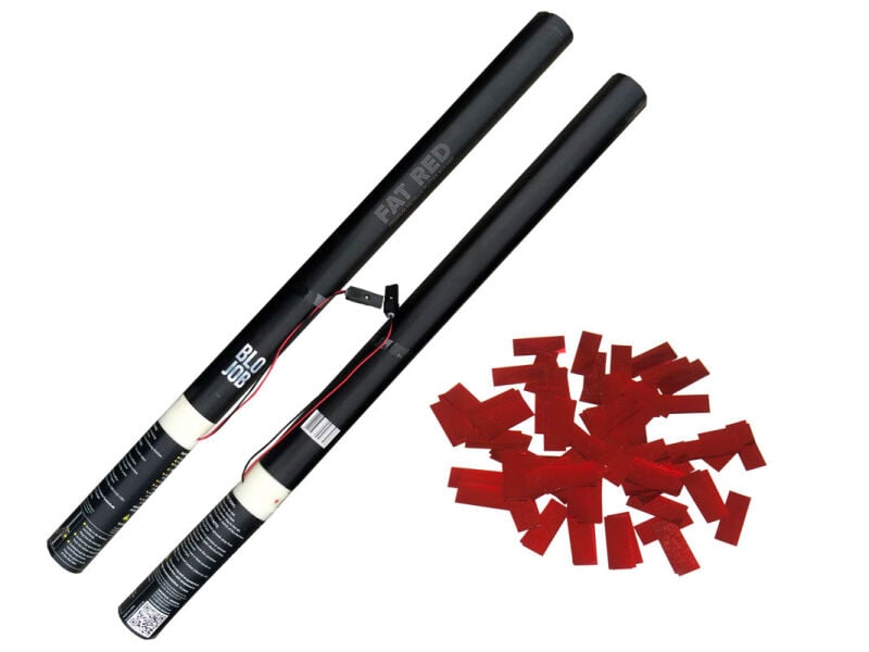 Jetzt Fat Red 80cm elektrisch (Black Label) Metallicflitter dunkel-rot ab 7.64€ bestellen