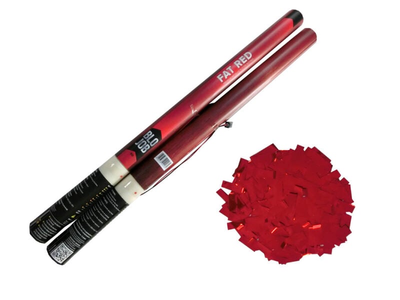 Jetzt Fat Red 80cm elektrisch Metallicflitter dunkel-rot ab 7.64€ bestellen