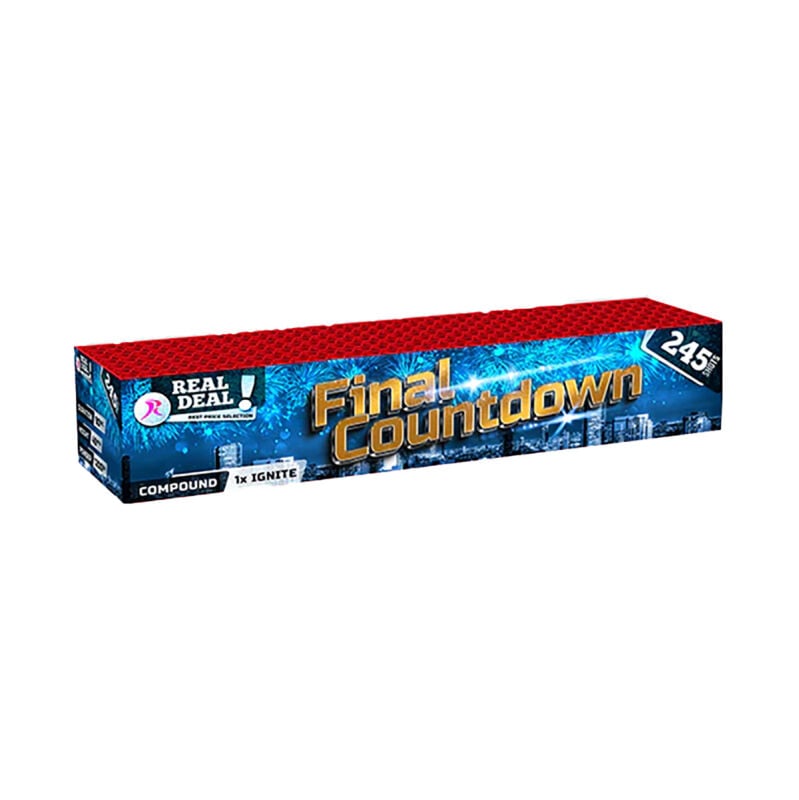 Jetzt Final Countdown 2x245-Schuss-Feuerwerkverbund ab 144.49€ bestellen