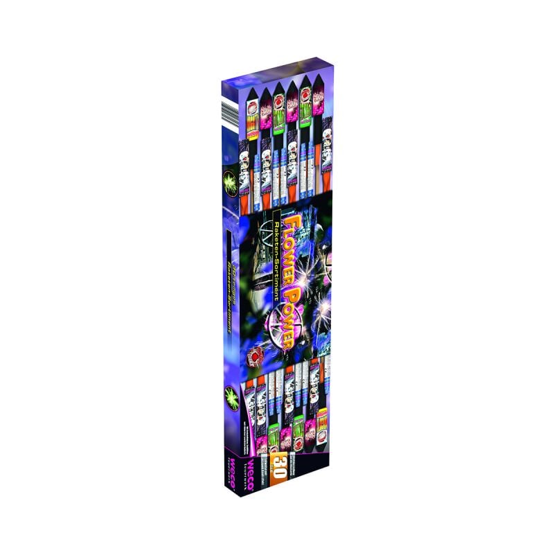 Jetzt Flower Power 30-teiliges Raketensortiment ab 28.04€ bestellen