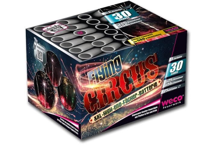 Jetzt Flying Circus 30-Schuss-Feuerwerk-Batterie ab 26.99€ bestellen