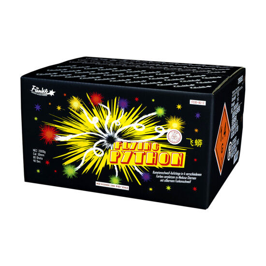 Jetzt Flying Python 80-Schuss-Feuerwerk-Verbund ab 184€ bestellen