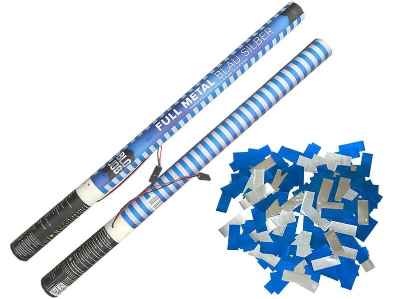Jetzt Full Metal blau-silber 80cm elektrisch Metallicflitter ab 7.64€ bestellen