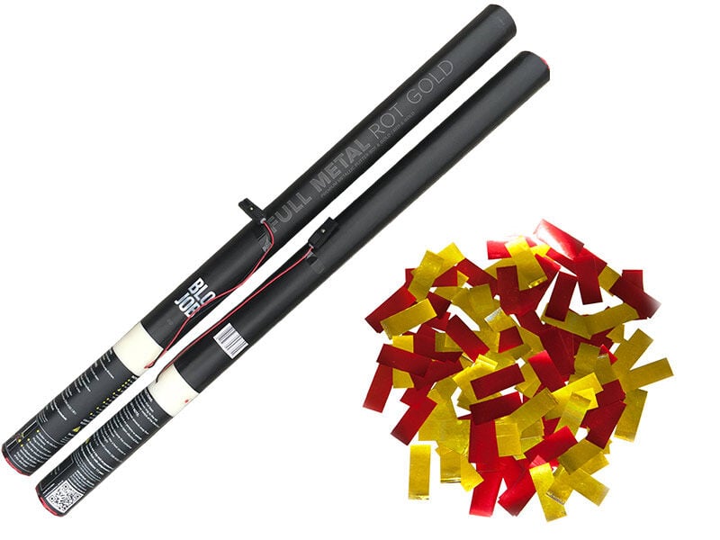 Jetzt Full Metal rot-gold 80cm elektrisch (Black Label) Metallicflitter ab 7.64€ bestellen