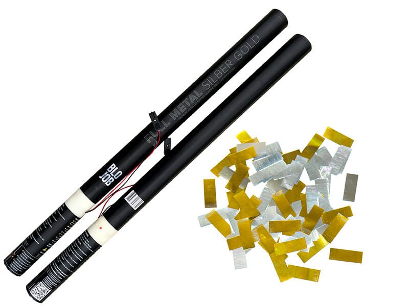 Jetzt Full Metal silber-gold 80cm elektrisch (Black Label) Metallicflitter ab 7.64€ bestellen