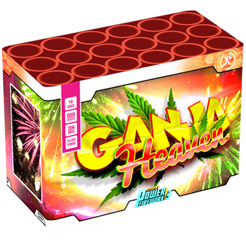 Jetzt Ganja 18-Schuss-Feuerwerk-Batterie ab 9.99€ bestellen