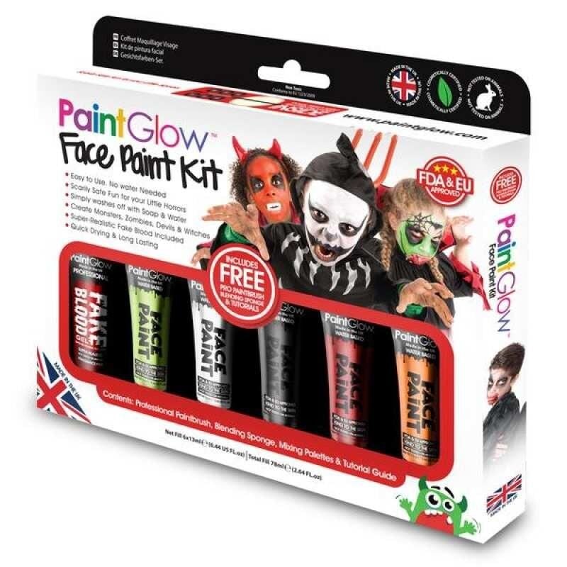 Jetzt Gesichtsmalfarben Set für Fasching und Halloween ab 24.99€ bestellen